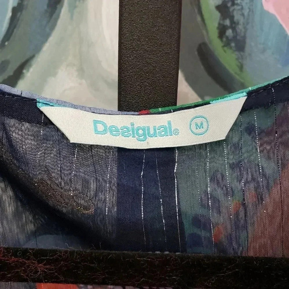 DesigualFloral Sheer Blouse  - Picture 7 of 8